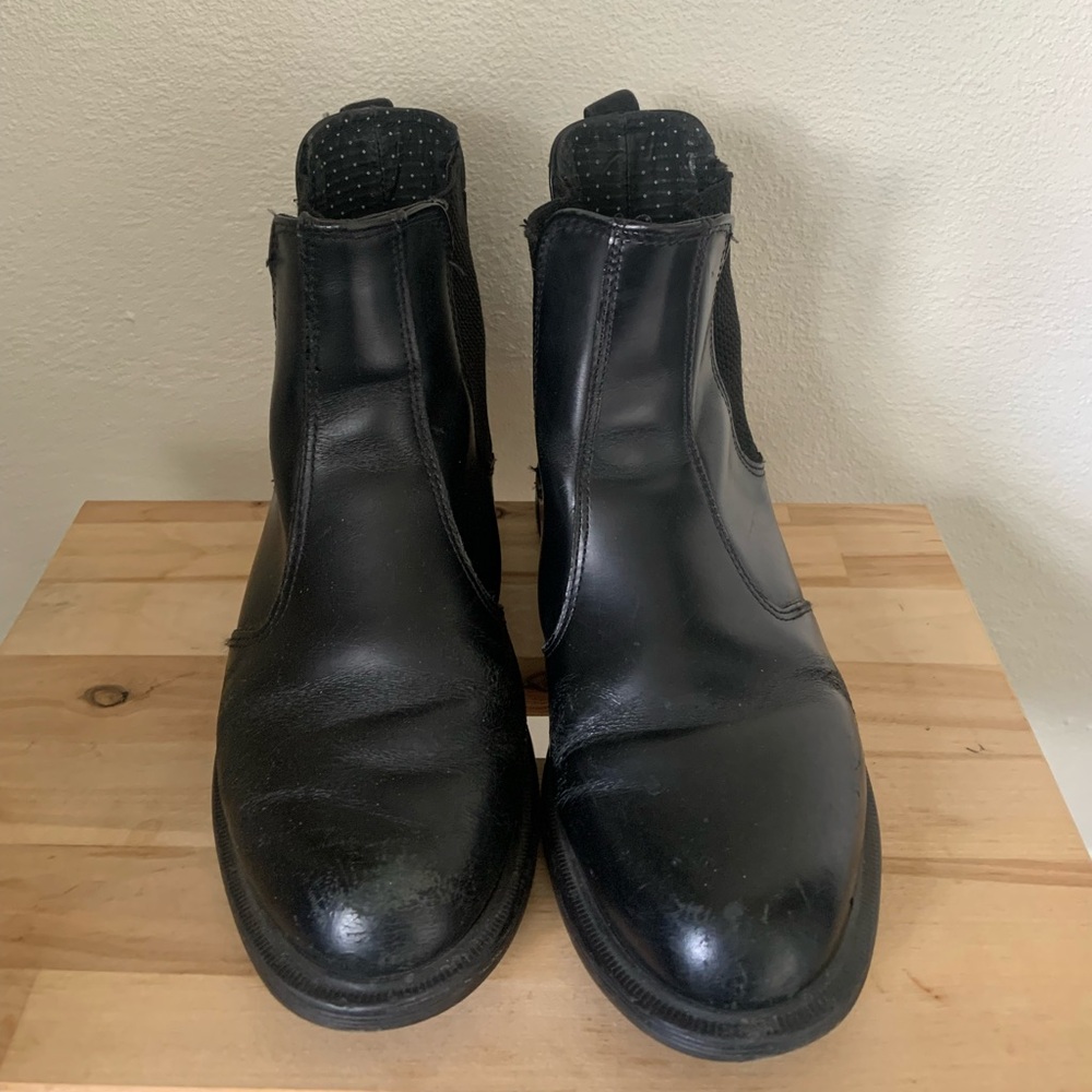 Dr. Martens Flora Leather Chelsea Boots